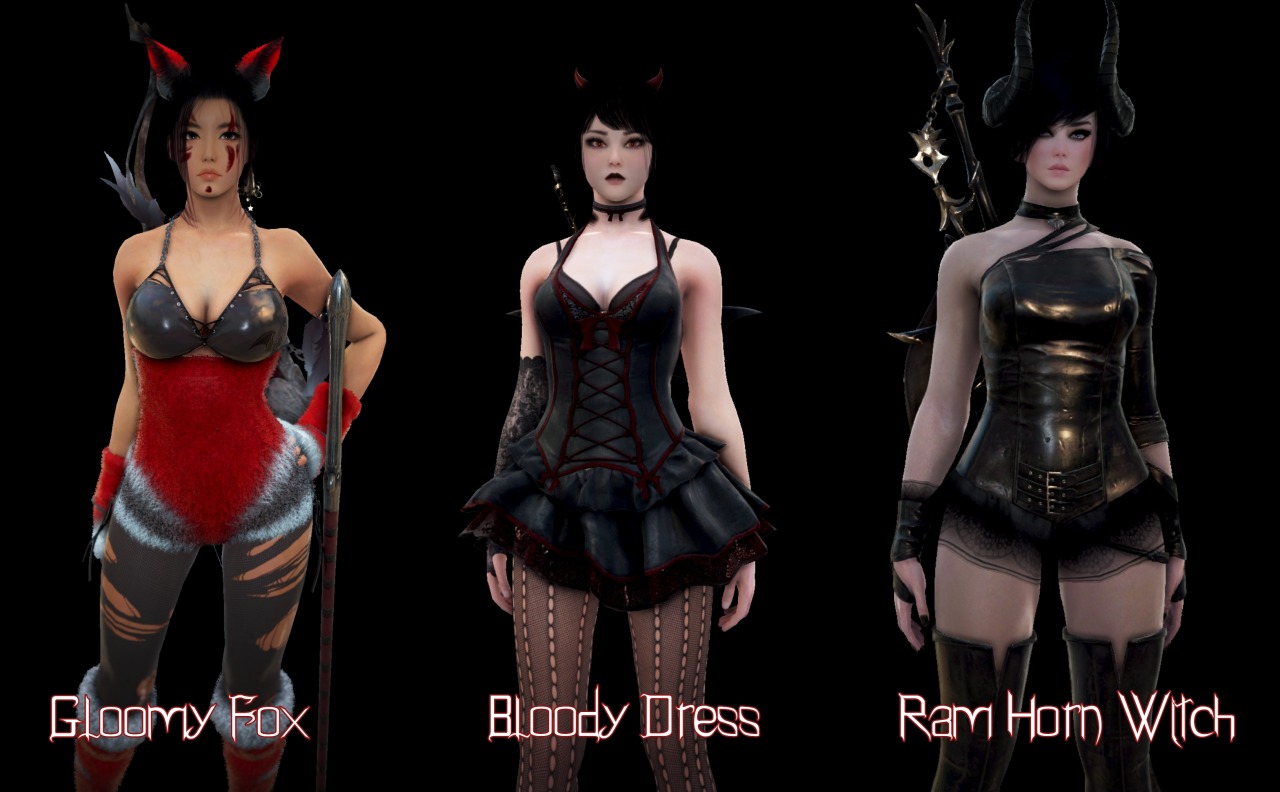 Ruby plays Black Desert — some of my favorite halloween costumes - sadly...