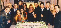  TVD cast at 100 episodes celebration party (Nov 9, 2013)  