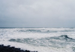 padehler: The Pacific ocean on a particularly gloomy morning  Shot with an Olympus OM-1 on 400iso film 