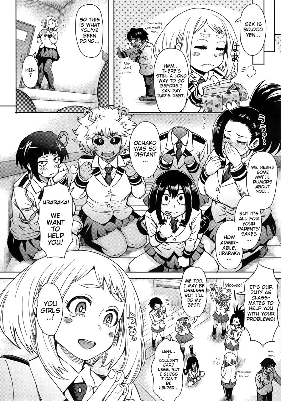 naughty-rwby-hentai:  Uraraka’s Behind the Scene Prostitution~ (My Hero Academia)