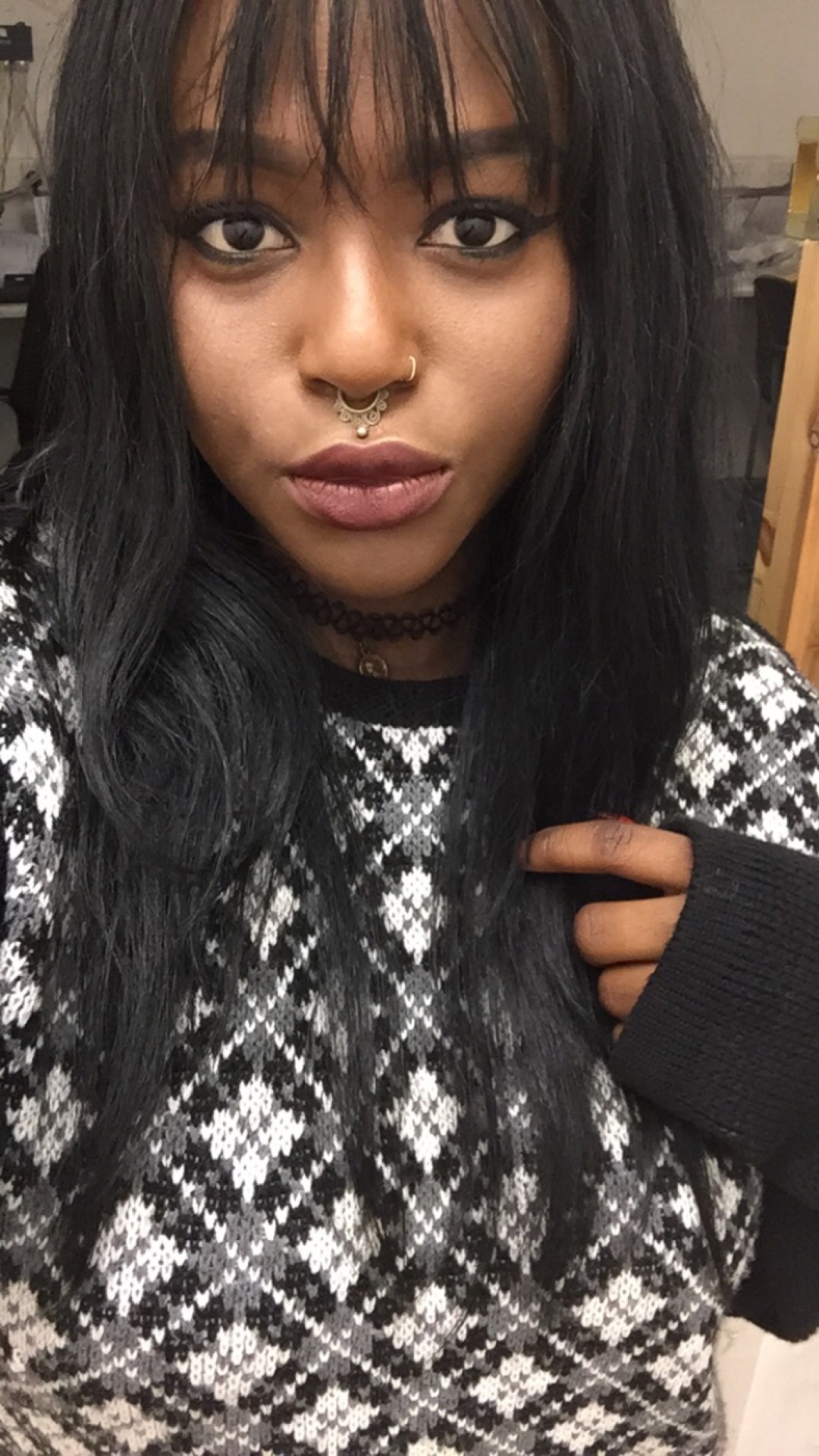 fullmetal-asbo:  Hangover and ugly jumper sorta day. Feel free to tell me I’m cute