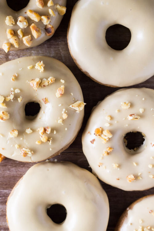 verticalfood:    Spiced Maple Doughnuts  