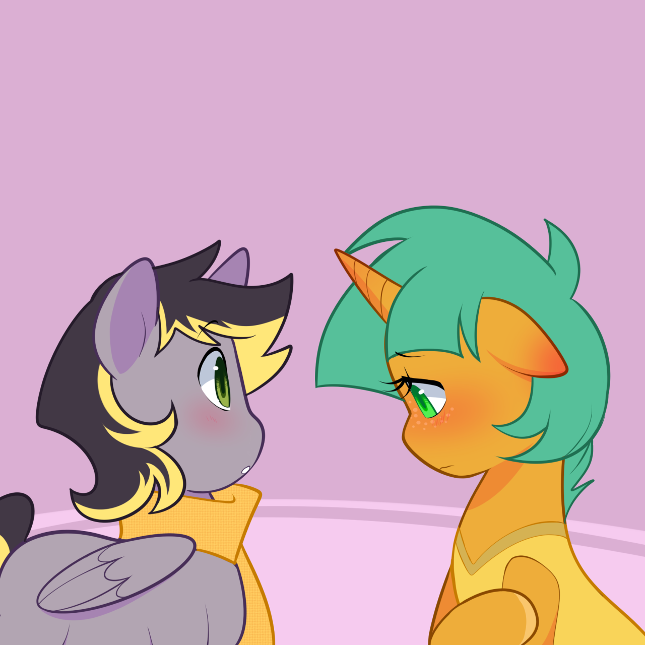 ask-glittershell:aero-replies:*puffs out chest for extra manliness*So manly~X3