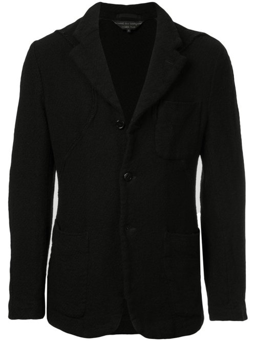 Comme Des Garcons Homme Plus AW2003 - overlocking detailing- wool construction- slim fit