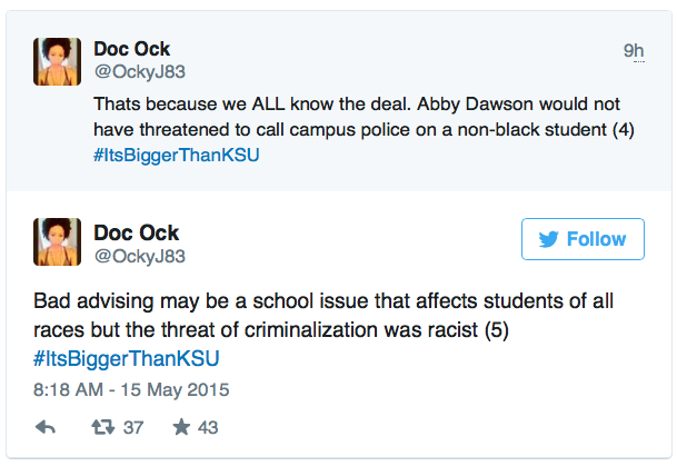 goldennmami:  yungtylerj:  micdotcom:  A black college student was told he was harassing