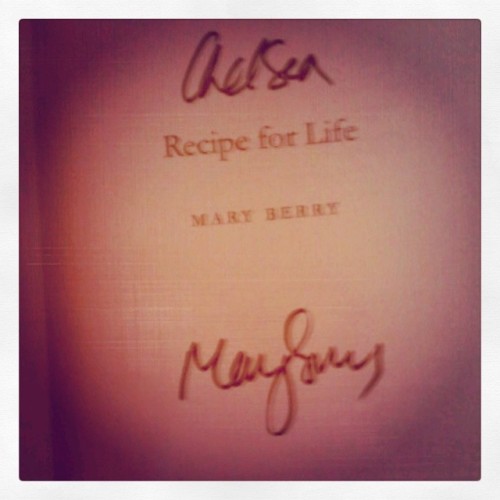 The autograph #maryberry