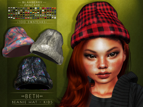 blahberry-pancake: ○● DOWNLOAD ●○- Beth Beanie Hat - PATREON EARLY ACCESS - (the set will be release