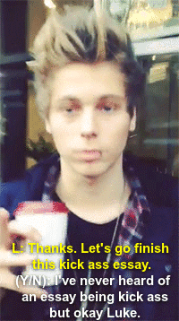 marcelswhore:  5sos au meme- Where you have to help frat boy Luke on his essay. At
