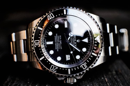 Diving deep&hellip; sometime a toolwatch is just a toolwatch. The rolex deep sea dweller. This one f