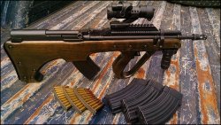 Chrisgunman:  Runningrepublican:  Weaponslover:  Sks Rifle In Custom Wooden Bullpup