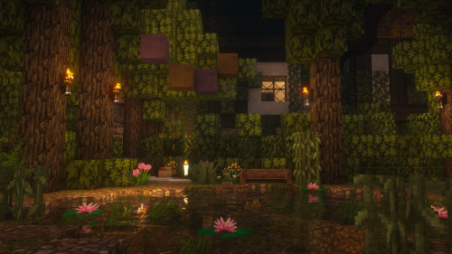 I love Aurelius at night with shaders. The whole city gives off such a warm and cozy vibe (which was