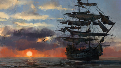 theamazingdigitalart: The amazing concept art of Kobe Sek for Skull and Bones