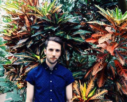 spencer at the botanic garden.