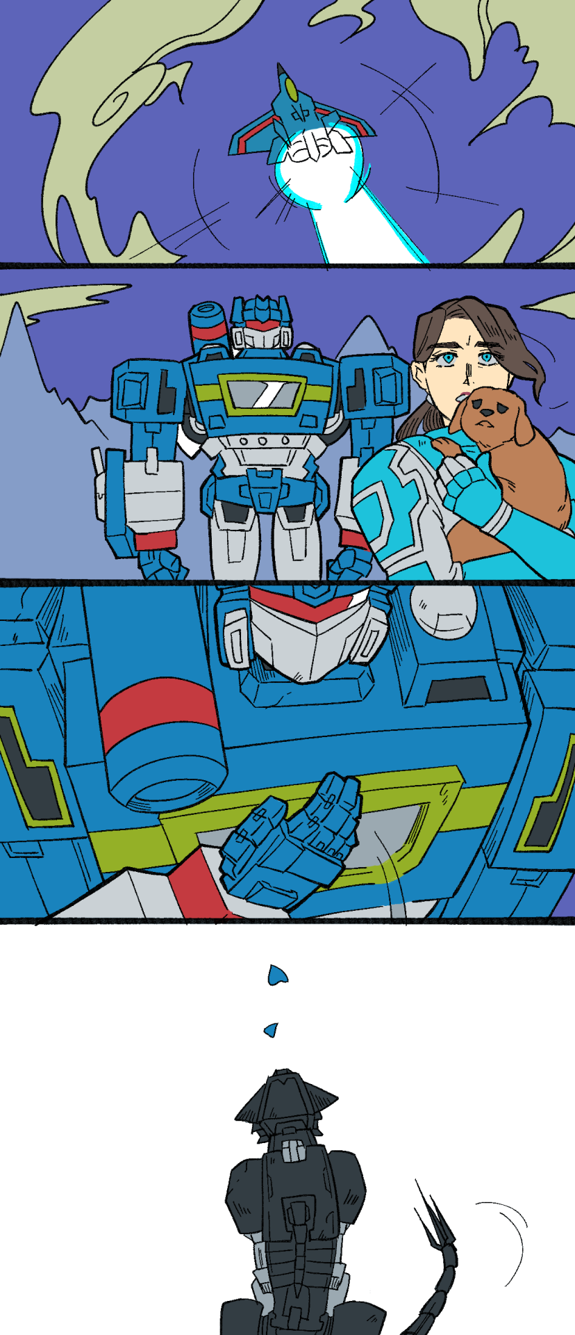 bombyxxx820:I’m not good at English.I read unicron#6 after I drew this. I sobbed.