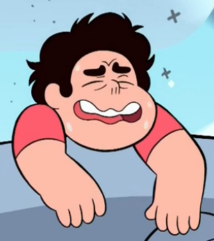 i love how in the last episode Steven got the little wisps in his hair from being