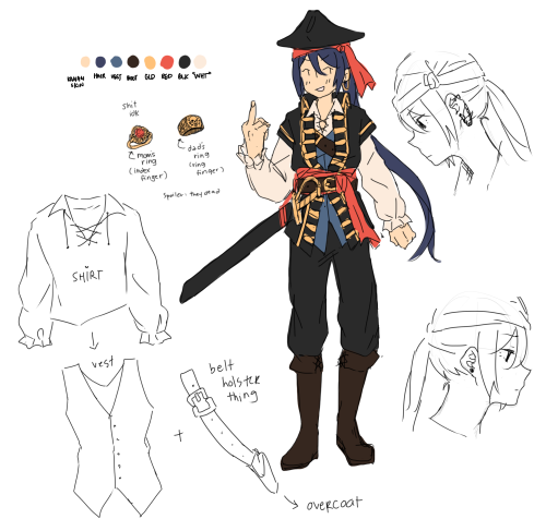 jiyeong:also please take these refs and love my pirate au cowritten by @alabastasaga (’: she’s writi