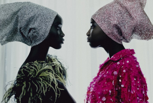 Editorials.  Maty Fall.  Khady Sow. Ndack Ndiaye.  Images by Rafael Pavarotti.