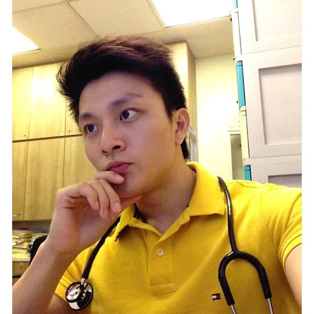 sgasianerotic:  Hot SG Doctor. - Leow Hong Foo  He can never do a good treatment