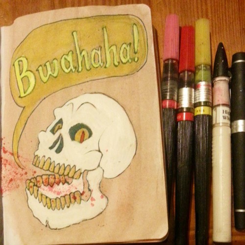 Porn Skulls, always and forever. #skulls #sketchbookproject photos