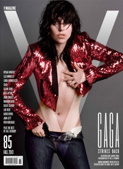 ladyxgaga:  The first cover of V Magazine,