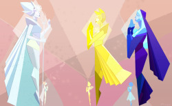 floweryomi:  I made a Diamond Mural!Honestly I was listening to the Prince of Egypt soundtrack and I thought of Egyptian murals and I was like “I wanna draw White Diamond with hands like that” so I did. I liked the idea of there being a mural that