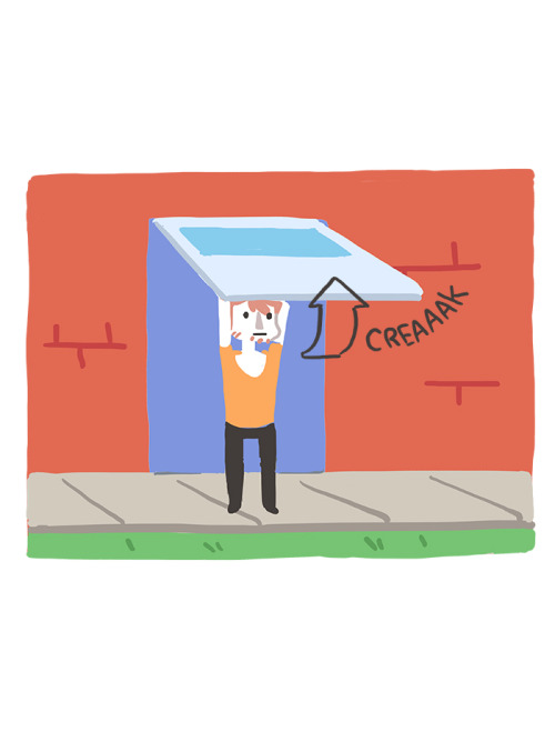 linewebtoon:  Every door I encounter. @owlturdcomix 