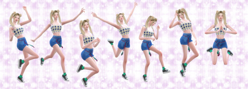 ★ Combination Pose 46 ★ ( Total : 12 Pose + All in one )★☆★☆Download☆★☆ CAS  trait : HotHeaded 