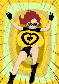 cosmiccolorstheuniverse: art belongs to 47k  http://the-collection.booru.org/index.php?page=post&amp;s=list&amp;tags=47k (No Tumblr this time as i dont know where they post other then 4chan) Colors by me Audrey Page AKA Golden Girl. a sidekick made