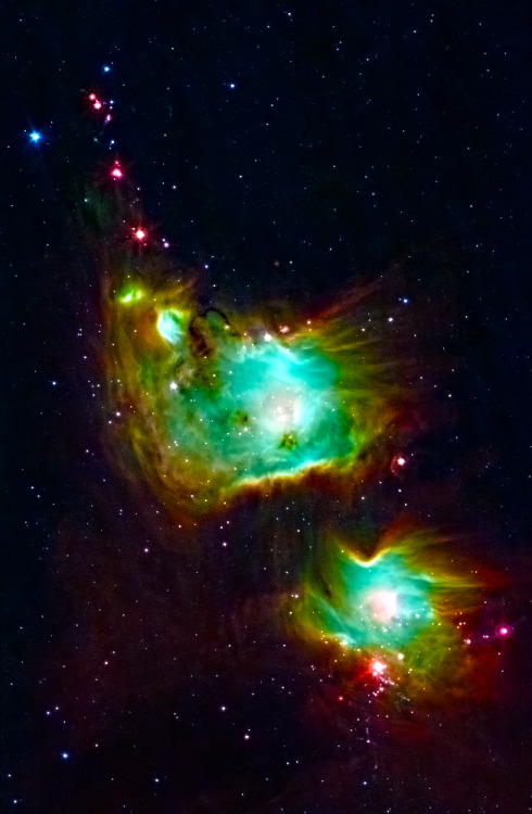 stellar-indulgence:Messier 78, a reflection nebula in Orion