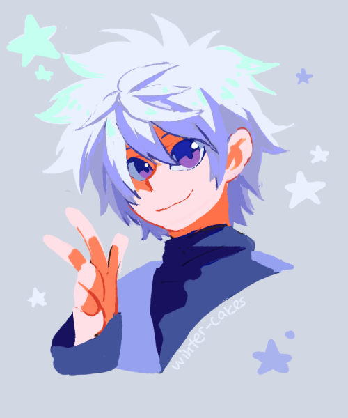 winter-cakes:  A collection of old doodles ~side HxH 