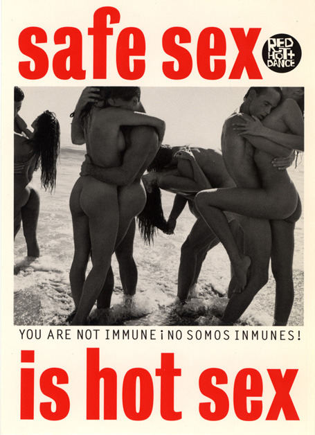 XXX vogue-era:  Safe Sex Is Hot Sex ad campaign photo