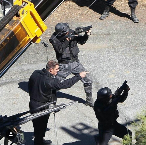 relatablepicturesofoptimusprime:  More behind the scenes pics of John Cena as a Sector 7 Agent. Pics courtesy of @johncenacrews on Instagram.
