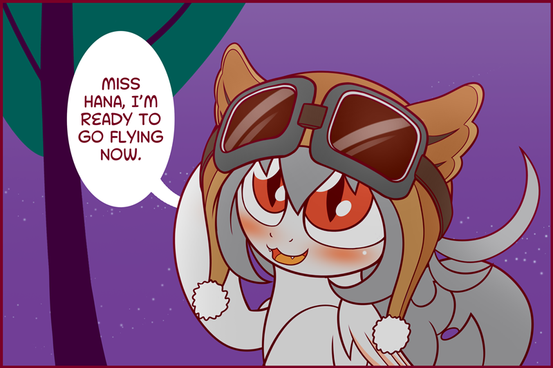 ask-laichi:“Let’s goooo. Can’t wait for echo practice!” /)&gt;w&lt;(\