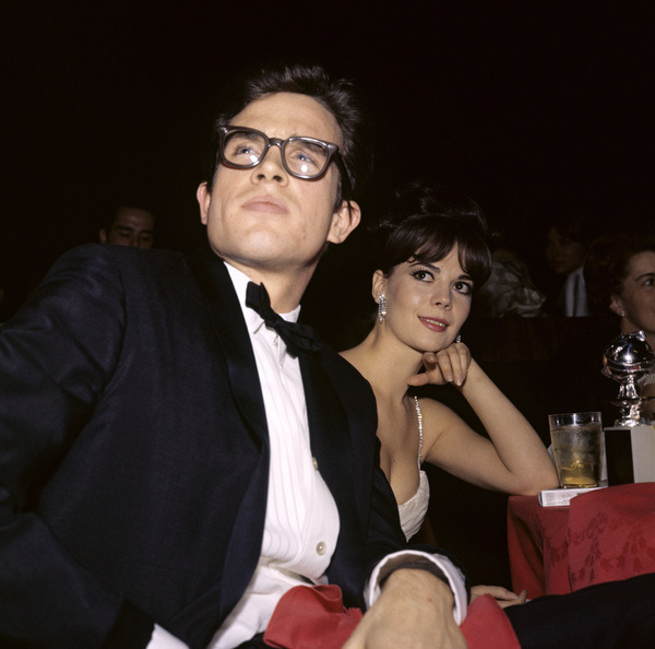 twixnmix:Natalie Wood and Warren Beatty at the Golden Globe Awards on March 5, 1962.
