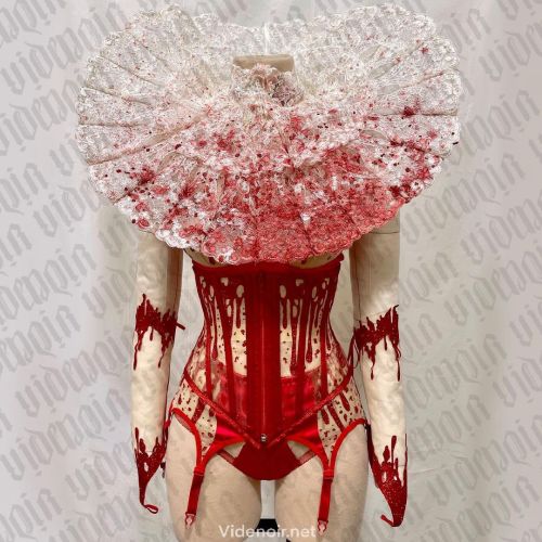 Avert your eyes, this look is not for the faint of ! We’re taking the gore to the next level with a 