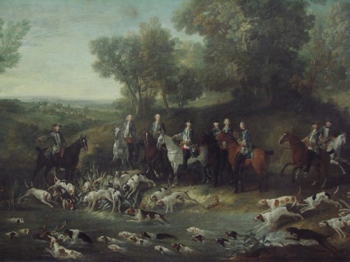 Jean-Baptiste Oudry, &lt;i&gt;Louis XV Hunting Deer In The Saint-Germain Forest&lt;/i&am
