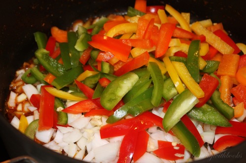 bakingwithbooks: Chicken &amp; Shrimp Fajita Soup A personal favorite that I recently came 