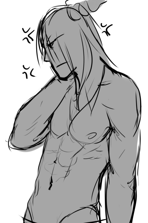 XXX ikebanakatsu:  I wanted to draw hot guys practice photo