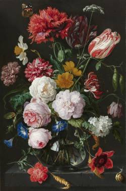 art-and-fury:  Still life with flowers in