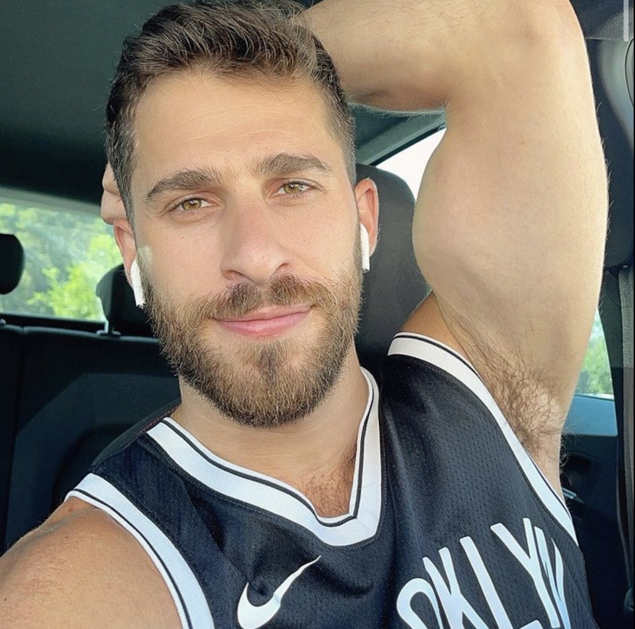 elnerdo19:The utterly gorgeous and scruffy, Razi Wahabi 💙🤍💙🤍💙🤍💙🤍💙🔥😍😍😘