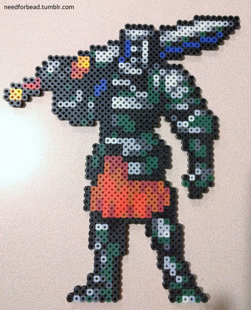 Dark Souls:  Black Iron TarkusDark Souls is owned by FromSoftware, Inc.For more perler bead des