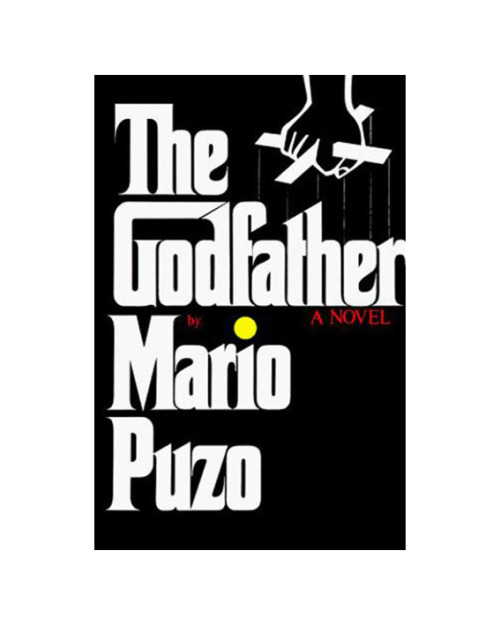 Neil Fujita, book jacket for Mario Puzo’s The Godfather, 1969.