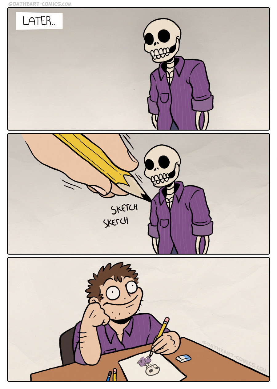 crazy-go-lucky:  goatheart-comics:  GHC #04 - Productive Creativity.  It’s madatory