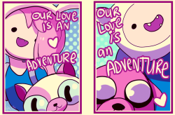 artoftabby:  Some close ups of SOME of my Adventure Time Valentine cards~ 