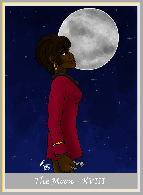 Uhura ~ The Moon ~ XVIISecond piece in my series focusing on some iconic Black characters 