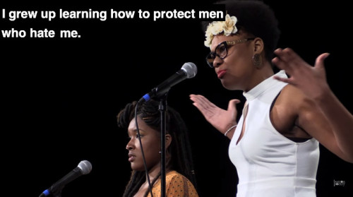 superselected:Watch This. Poets Crystal Valentine and Aaliyah Jihad Call Out the Black Men Who Hate 