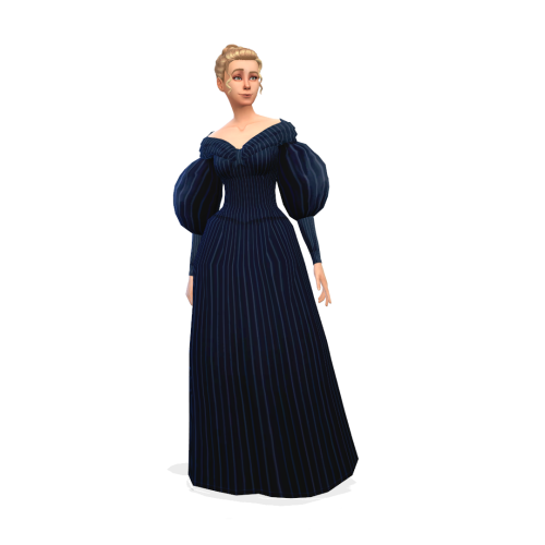 peebsplays: Sarah 1830′s Dress | Original CC My second commission is finally finished! @tru-mmerhauf