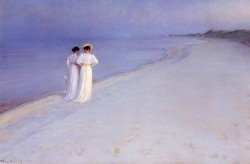 Art-Is-Art-Is-Art:  Summer Evening At Skroger Beach, Peder Severin Krøyer