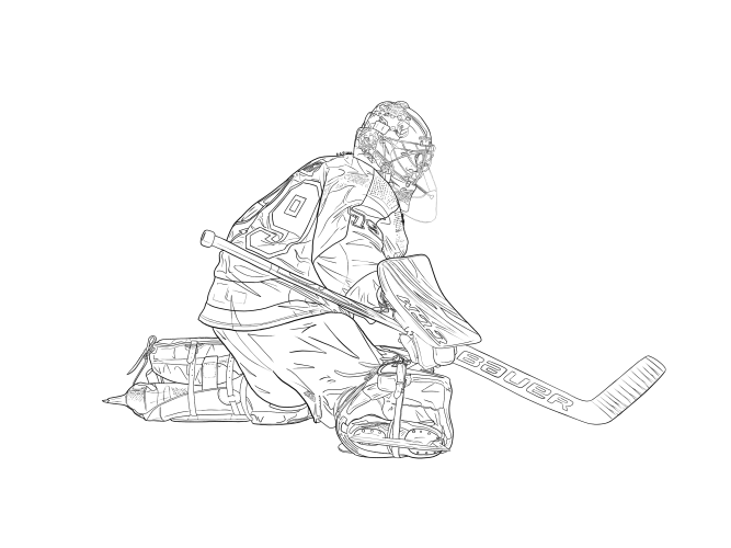 Where Hockey Meets Art — coloring pages • matthew tkachuk, quinn hughes