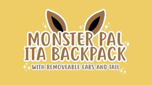 geekstudio:Pokemon Ita BackpacksThese super cute bags are on Kickstarter right now and are $55 USD a